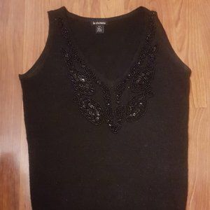 le chateau Sleevelss  Crop top for Women